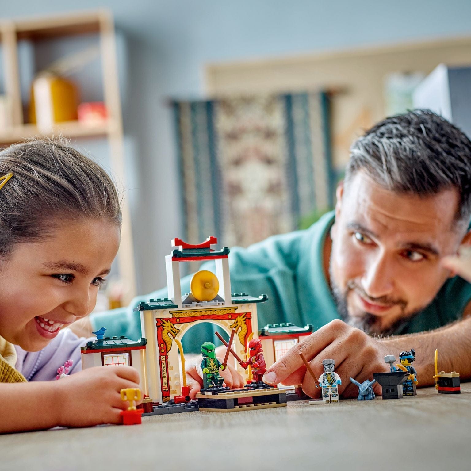 Lego Ninjago Templo de Spinjitzu dos Ninja com dojo, portal e treino Spinjitzu