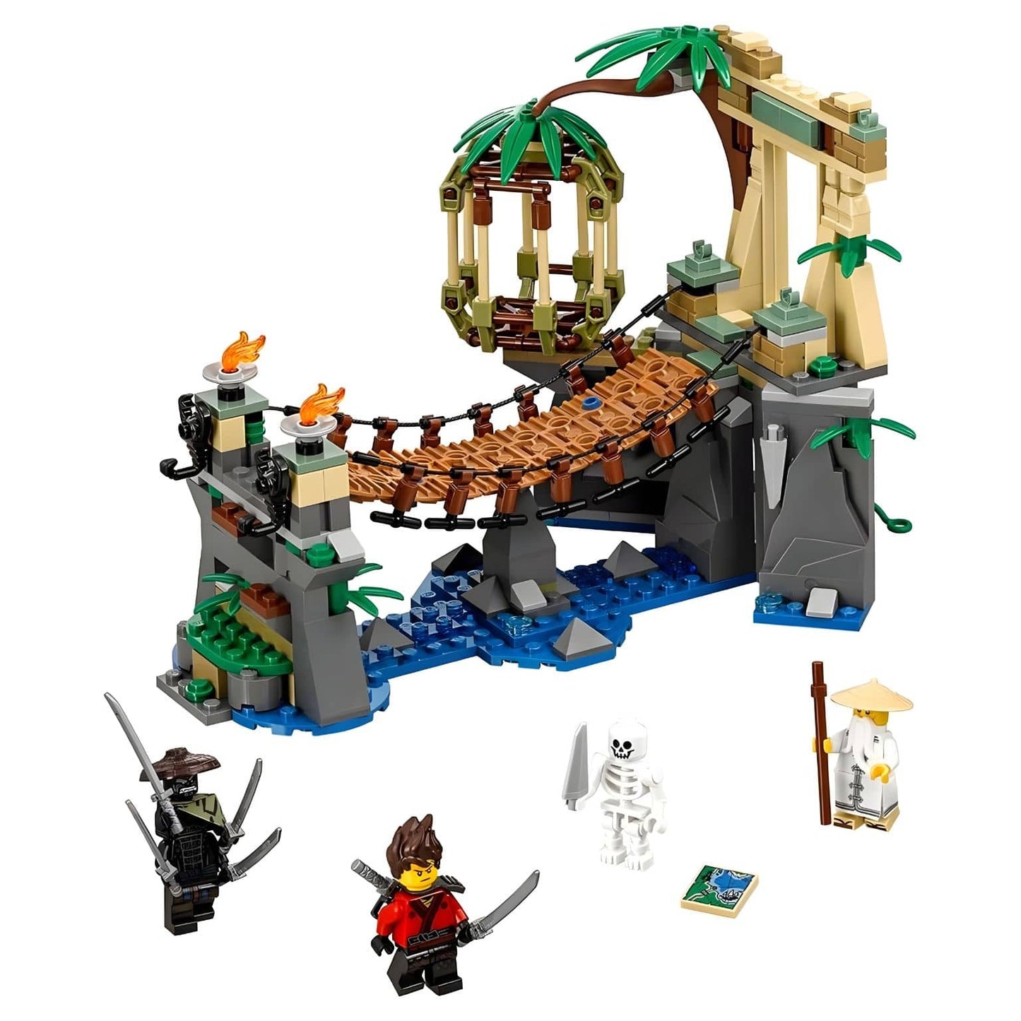 LEGO NINJAGO Movie Grandes Cataratas com ponte e ambiente de ação