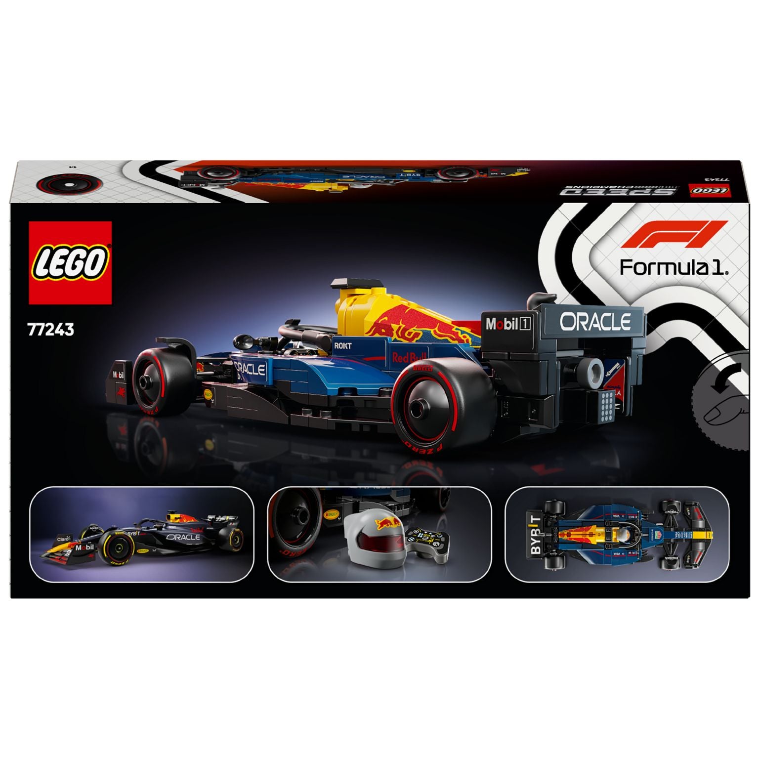 Lego Speed Champions 77243 Carro de Corrida Oracle Red Bull Racing RB20 F1