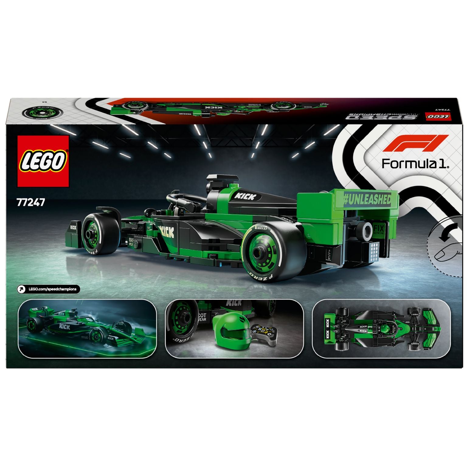 Lego Speed Champions 77247 Carro de Corrida KICK Sauber F1® Team C44