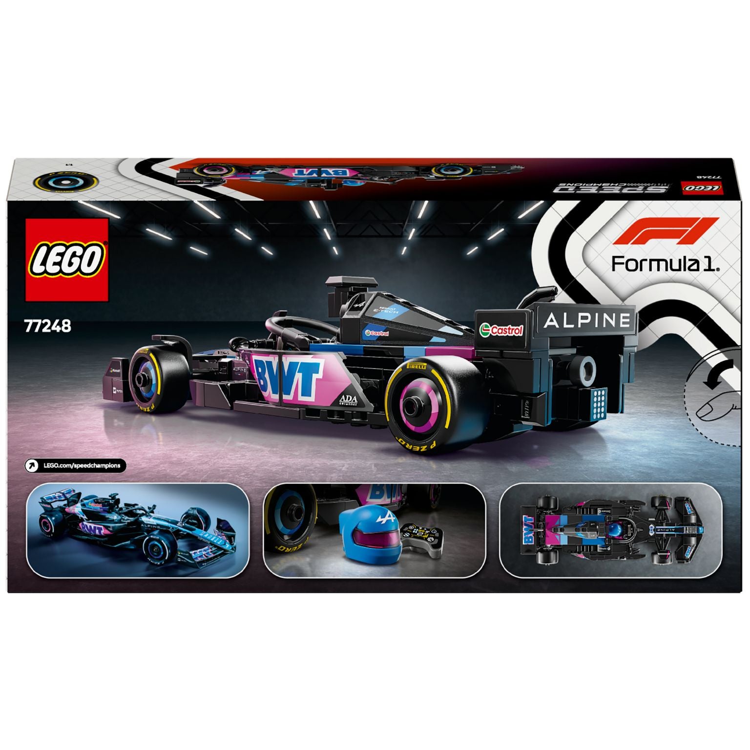 Lego Speed Champions 77248 Carro de Corrida BWT Alpine F1® Team A524