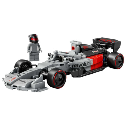 LEGO Speed Champions Audi R26 de F1 montado com piloto