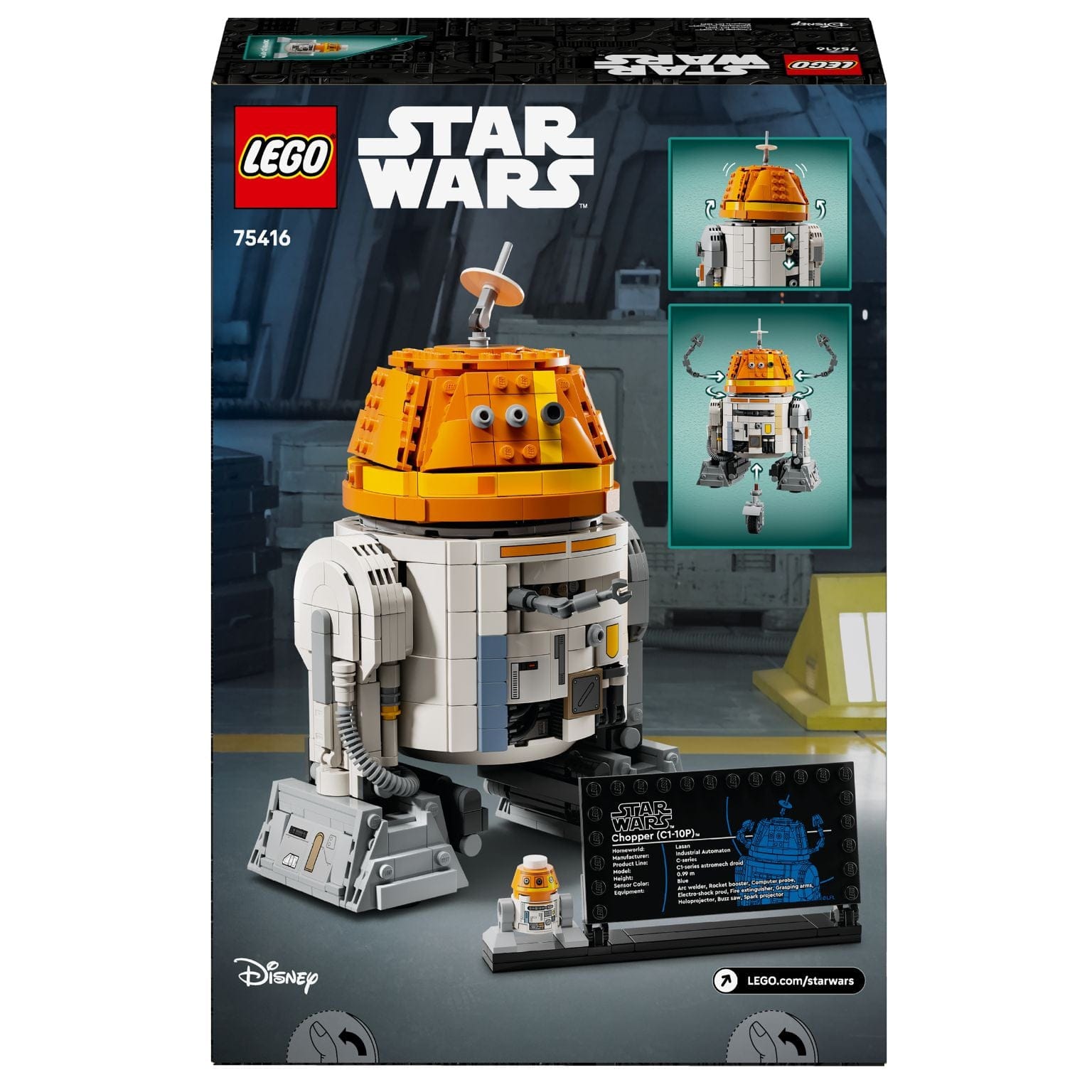 LEGO Star Wars Chopper C1-10P com imagem complementar