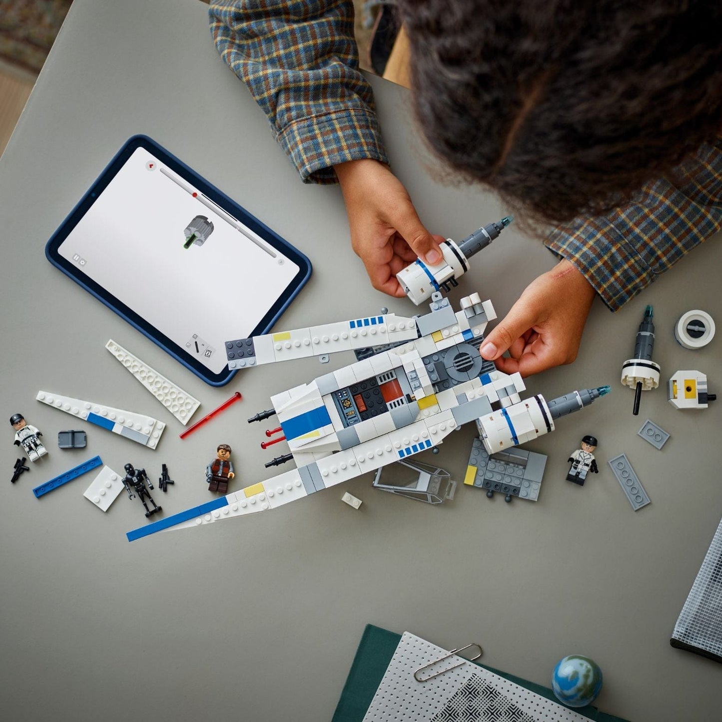 Detalhe do LEGO Star Wars U-Wing Starfighter Rebelde