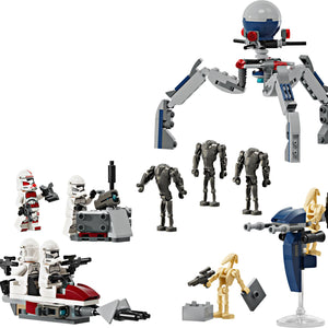 Lego Star Wars 75372 Pacote de Combate Clone Trooper e Battle Droid
