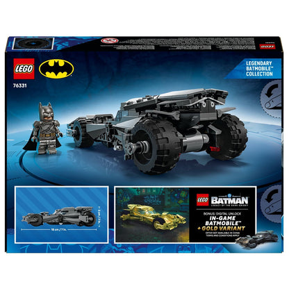 Lego Super Heroes Batmobile de Batman v Superman: verso da caixa