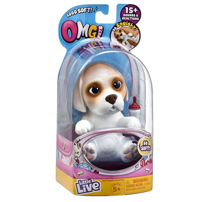 Little Live Pets OMG Beagle em destaque para brincadeiras cheias de ternura