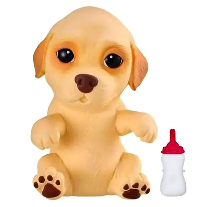 Detalhe do Little Live Pets OMG Labrador cheio de ternura