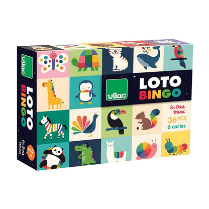Caixa Vilac do Loto em Madeira Animais Arco-íris