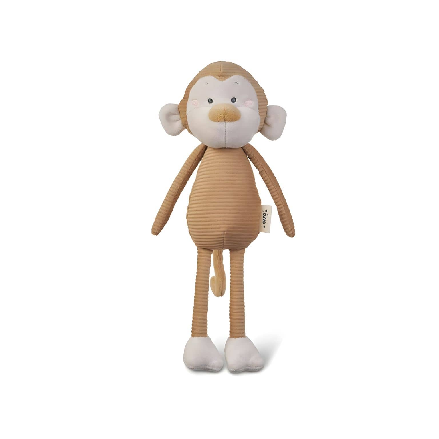 Macaco de Pano Bigeye 30 cm para bebé desde os primeiros meses