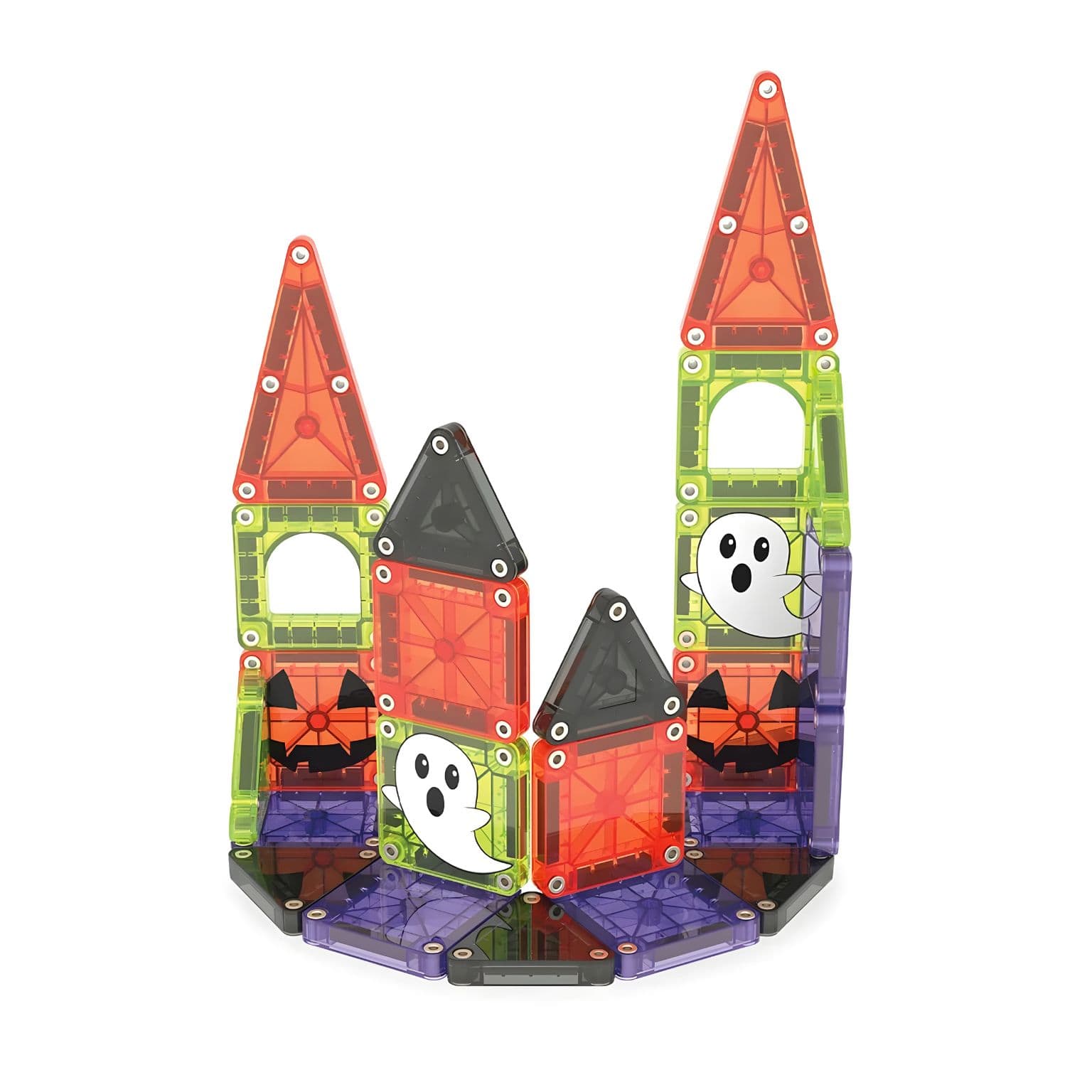 MAGNA-TILES Travel Spooky com fantasmas e abóboras