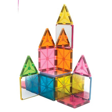 Magna-Tiles Stardust peças magnéticas brilhantes com espelhos coloridos em construção criativa