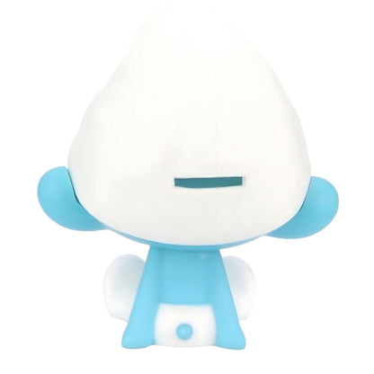 Mealheiro dos Smurfs visto de trás com ranhura no gorro