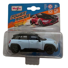 Mini Aceman SE Pullback 1/43 azul claro da Maisto em embalagem Power Racer