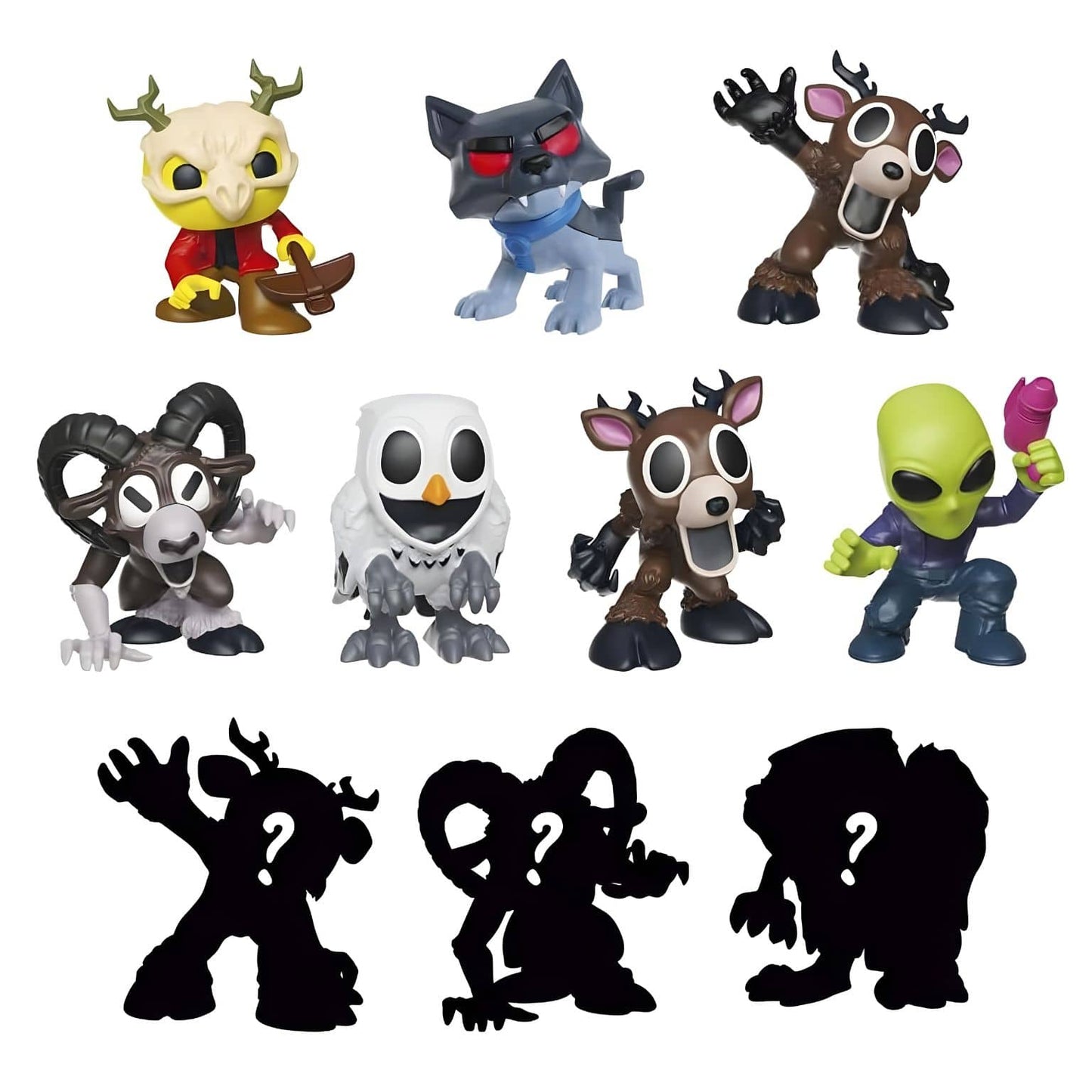Minifiguras Roblox 99 Nights in the Forest em vista adicional da embalagem