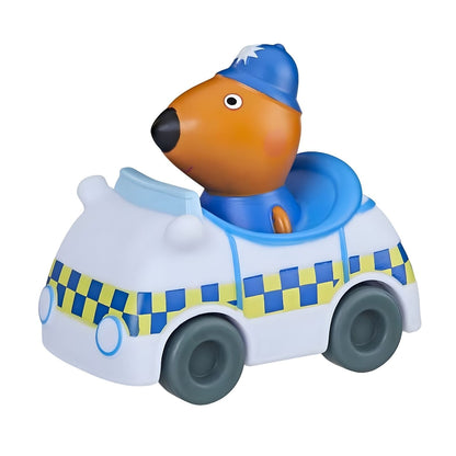 Mini veículo Peppa Pig Freddy Fox no carro da polícia