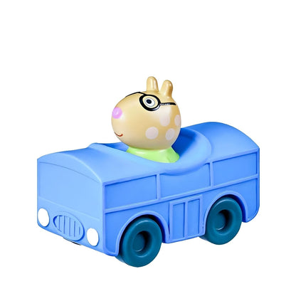 Mini veículo Peppa Pig Pedro Pony no carro azul