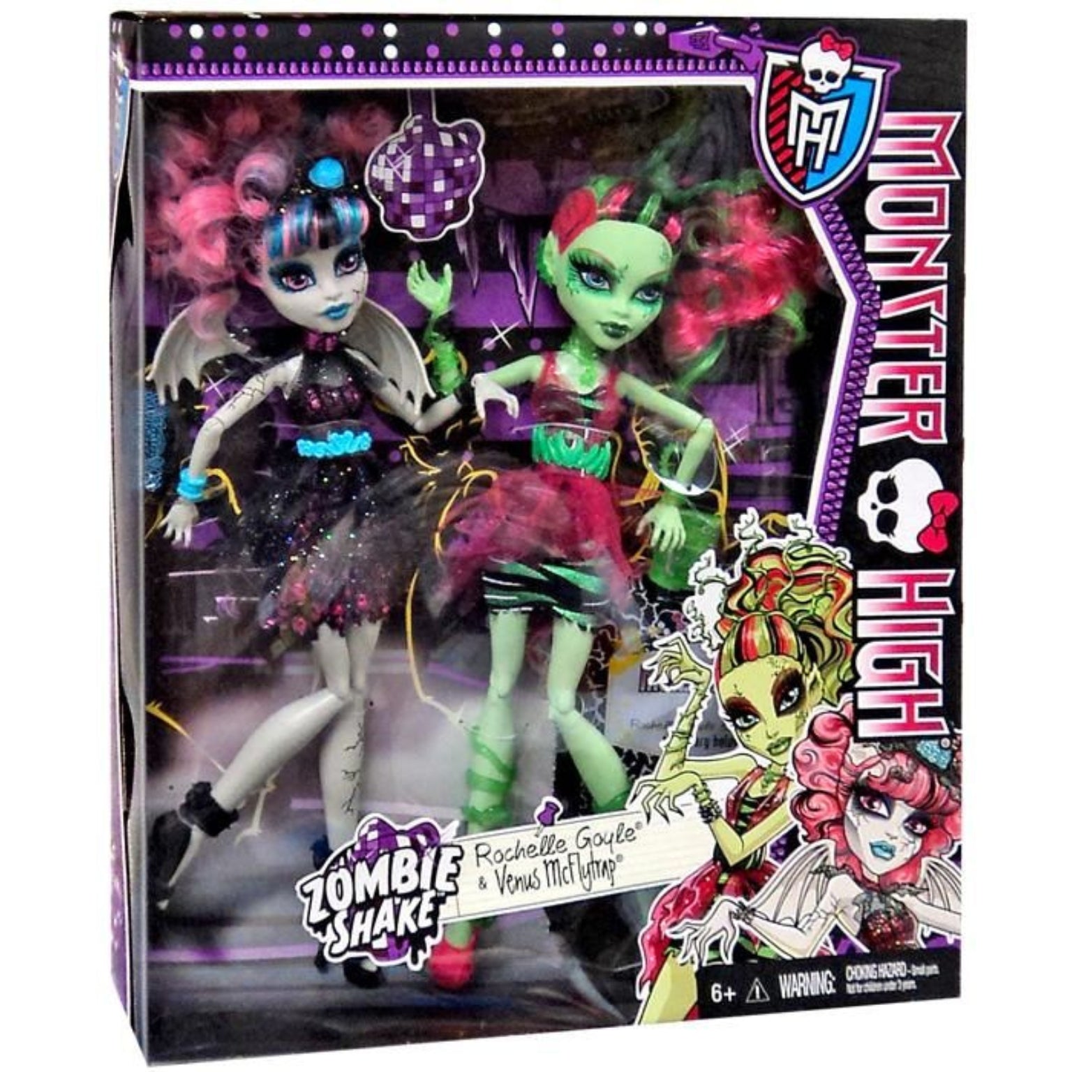 Monster High Zombie Shake Rochelle Goyle e Venus McFlytrap