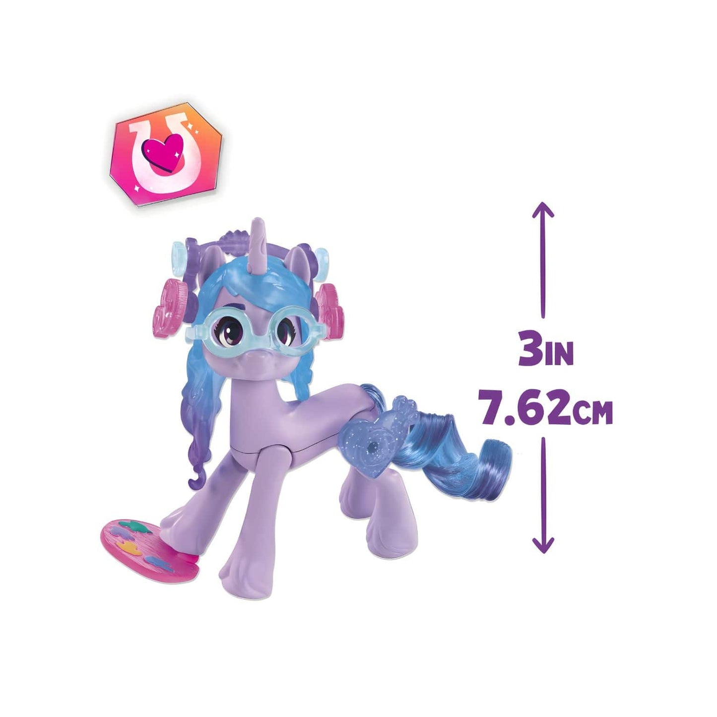 Brinquedo My Little Pony Izzy Moonbow para histórias criativas em Equestria