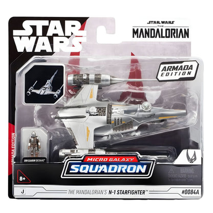 Nave Star Wars Micro Galaxy N-1 Starfighter na embalagem