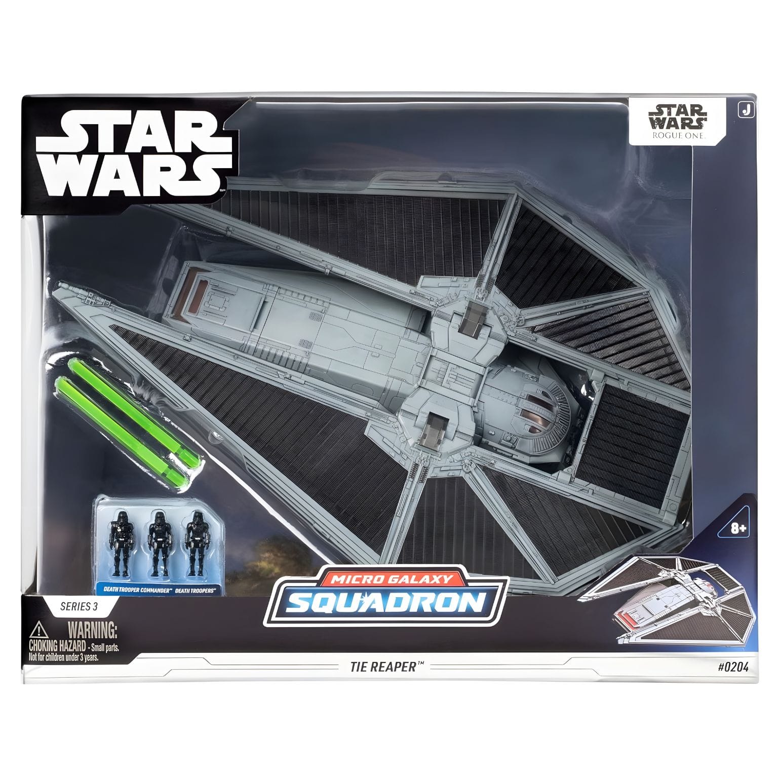 Nave Star Wars Micro Galaxy The Reaper em embalagem para coleção