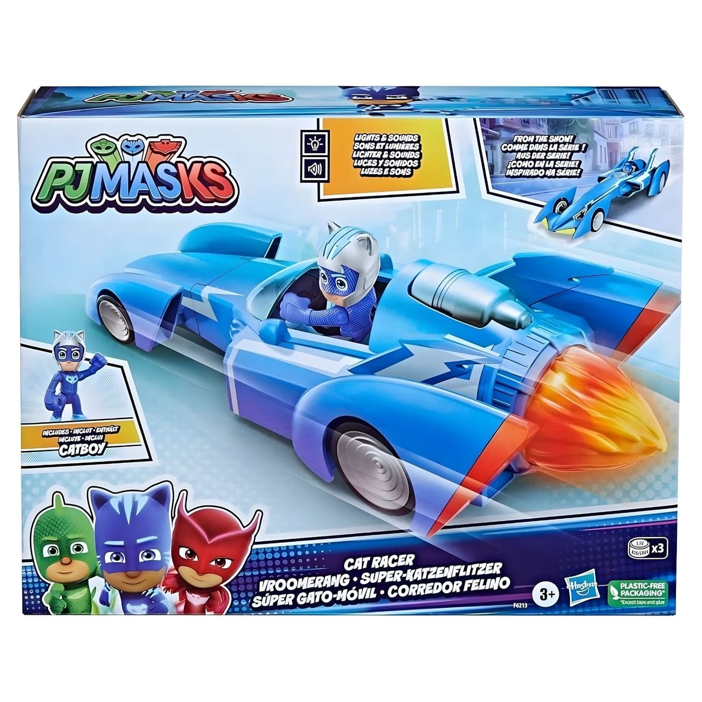 PJ Masks Cat Racer para aventuras de super-heróis