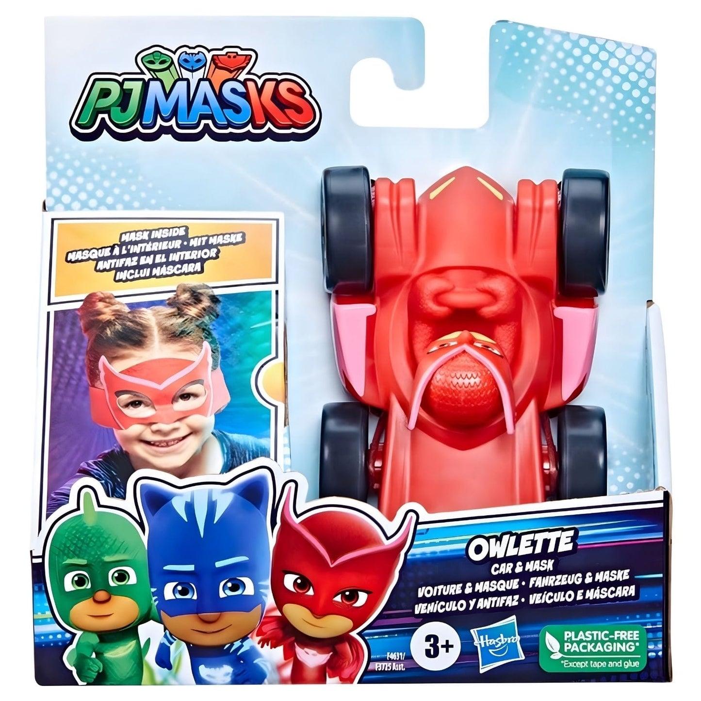 PJ Masks Veículo Owlette com Owl Glider e máscara
