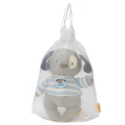 Peluche Puppy Mimmo dentro de saco de rede