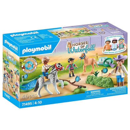 Caixa Playmobil Horses of Waterfall 71495 Torneio de póneis