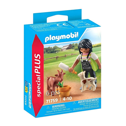Caixa Playmobil Special Plus 71759 Mulher com cabras