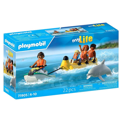 Caixa Playmobil myLife 71905 Passeio de barco banana