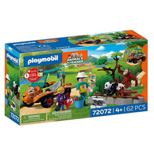 Playmobil 72072 Zoo Guarda do zoo com veículo no parque asiático com animais e tratadores