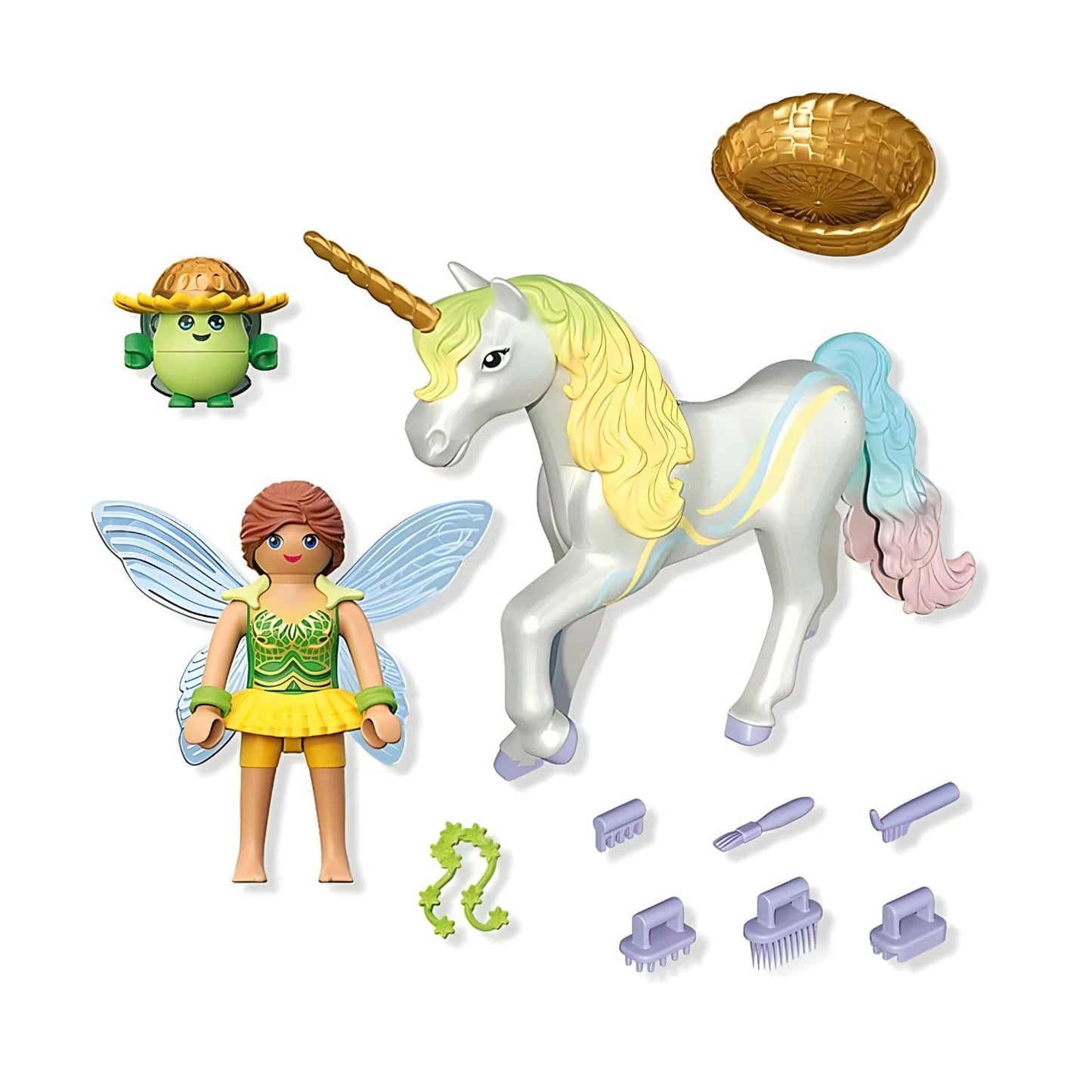Playmobil 71840 Unicórnio Rainbow Flower com fada vista adicional 2