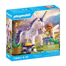 Playmobil 71843 Unicórnio Lucky Lavender com fada vista principal
