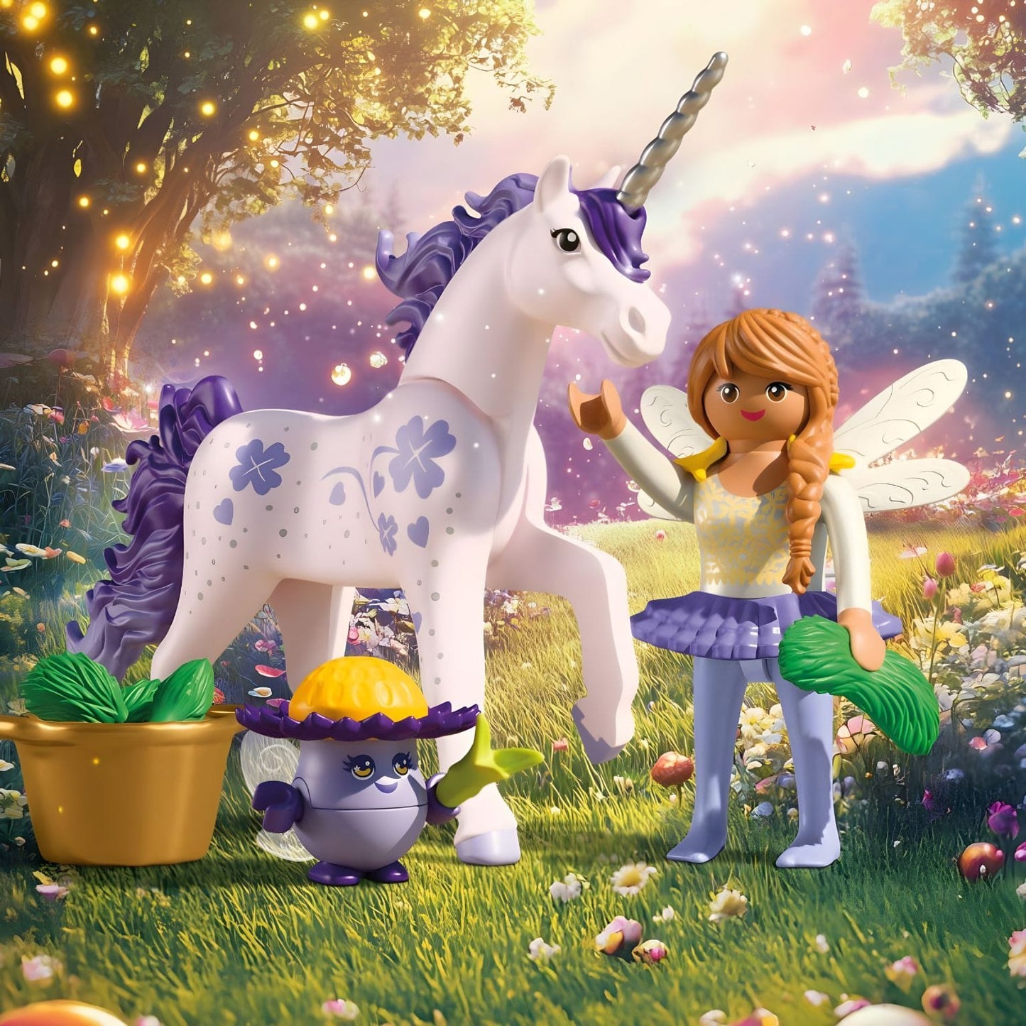 Playmobil 71843 Unicórnio Lucky Lavender com fada vista adicional 3