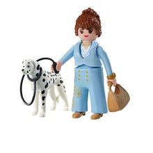 Playmobil Manager com Dálmata a passear no parque com trela e mala