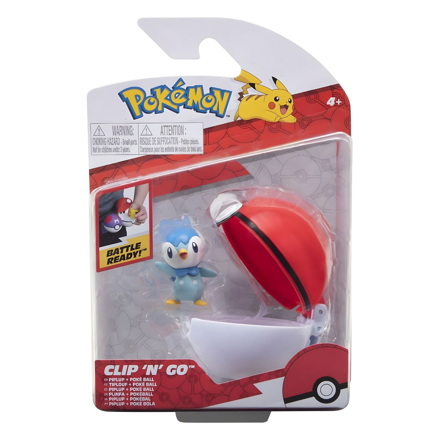 Pokémon Clip 'N' Go Piplup & Poké Ball