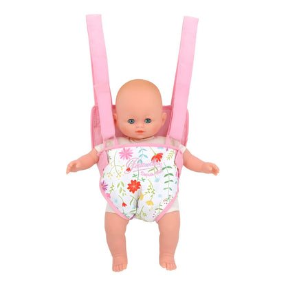 Porta Bebé Mimosa para Boneca 36 cm ideal para brincadeiras de cuidado