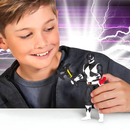 Power Rangers Ranger Preto com Power Axe e Blade Blaster