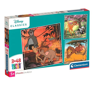 Puzzle Clássicos Disney 3 x 48