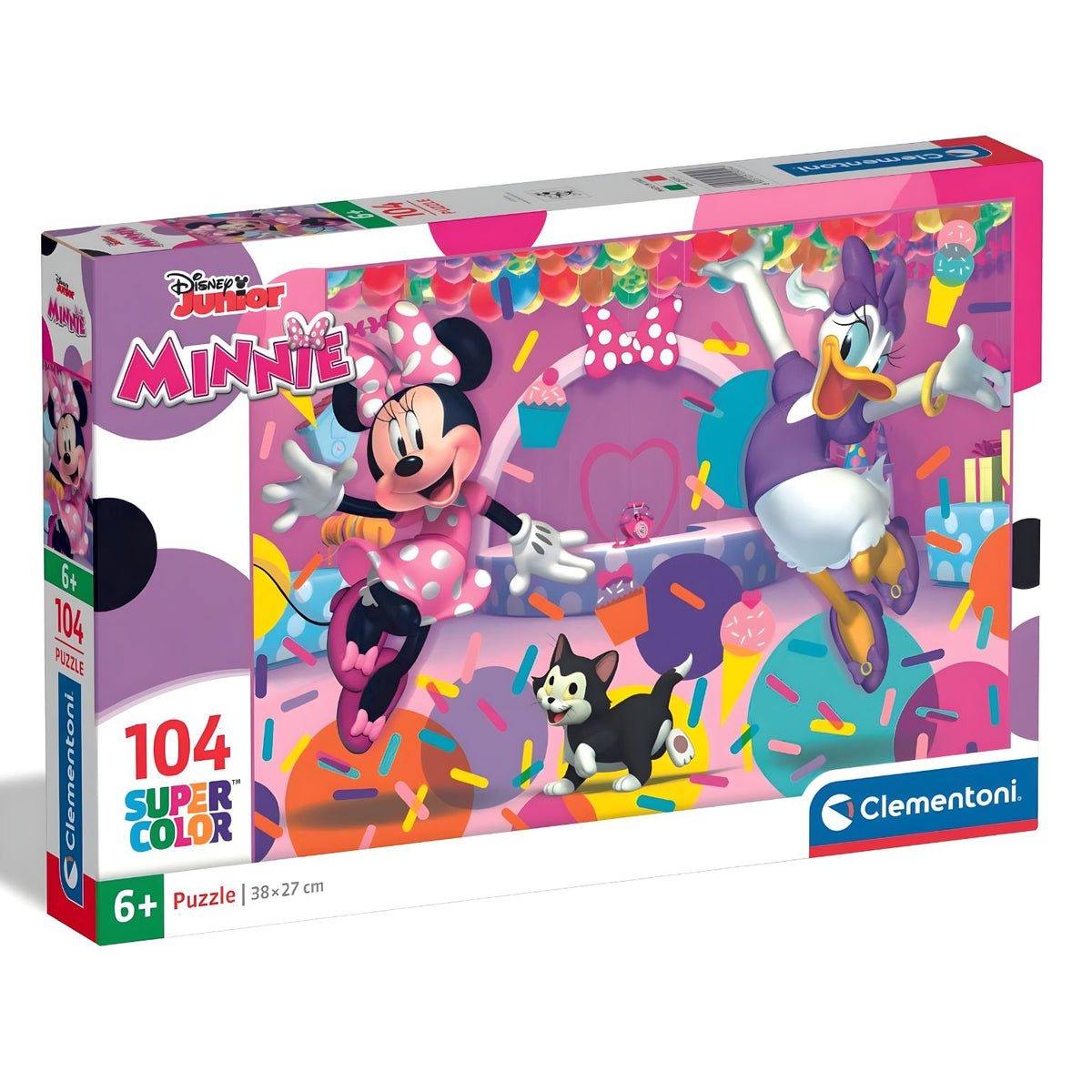 Puzzle Disney Minnie e Margarida 104 peças Clementoni