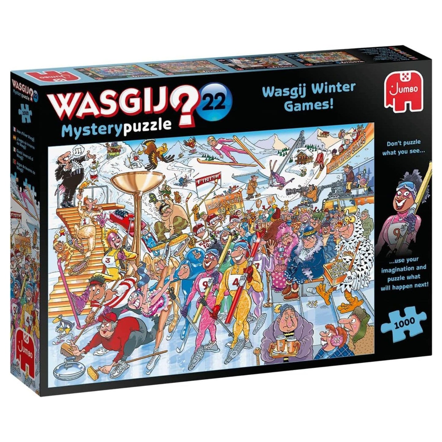 Puzzle Wasgij? 1000 pçs - Winter Games