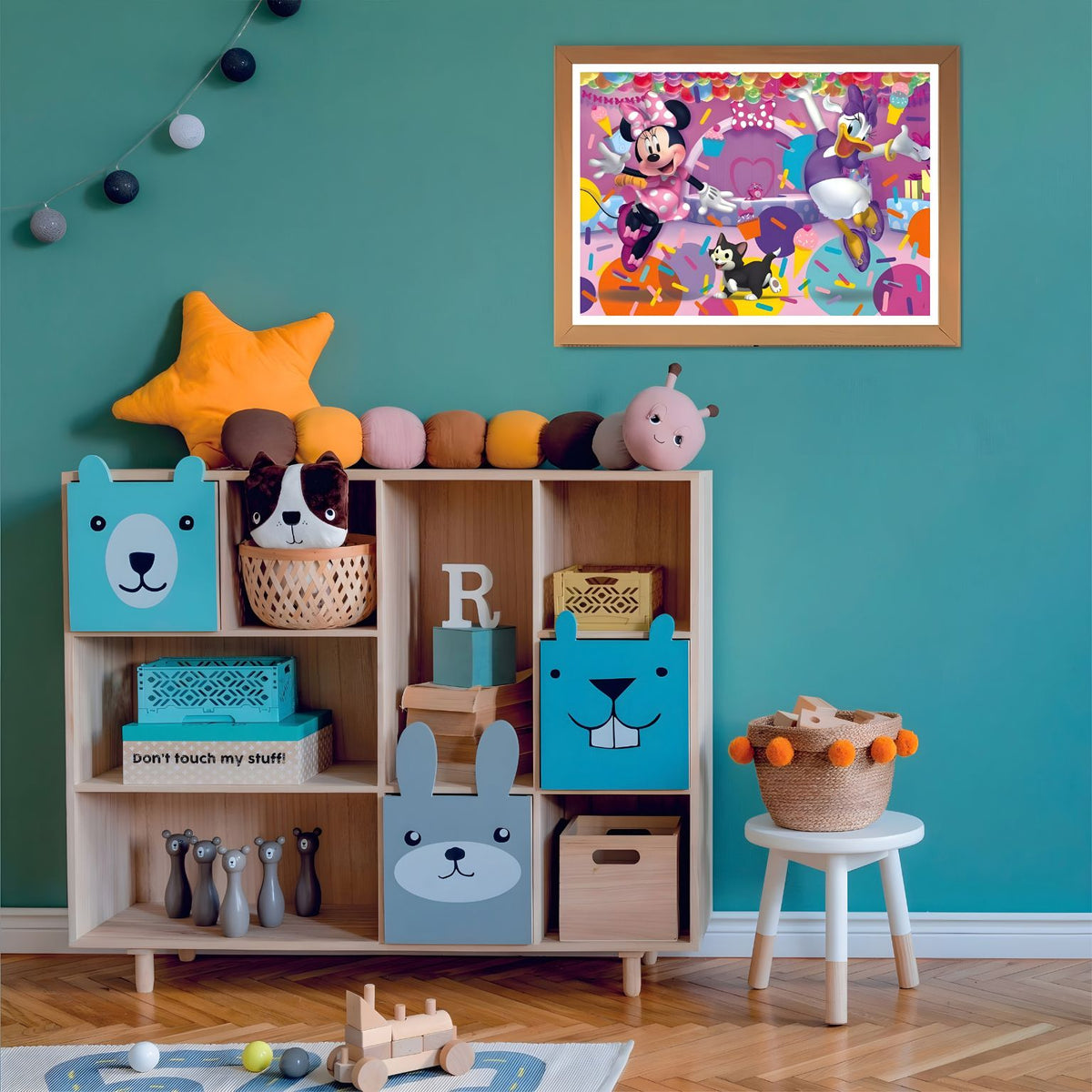 Puzzle infantil Minnie e Margarida 104 peças Clementoni