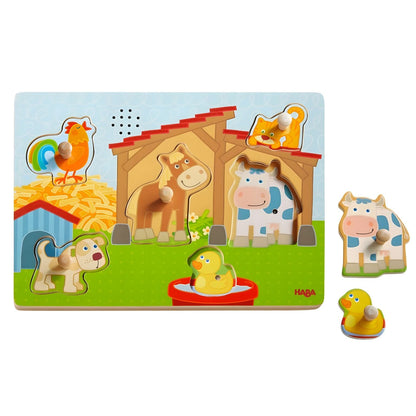 Puzzle de Sons na Quinta em vista adicional da embalagem