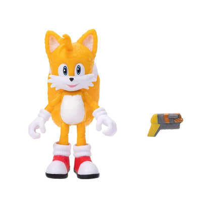 Figura Tails de frente com o blaster ao lado