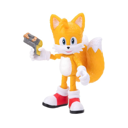 Figura Tails a segurar o blaster