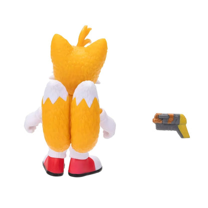 Figura Tails vista de trás com duas caudas