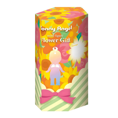 Caixa Sonny Angel Presente de flores com girassóis