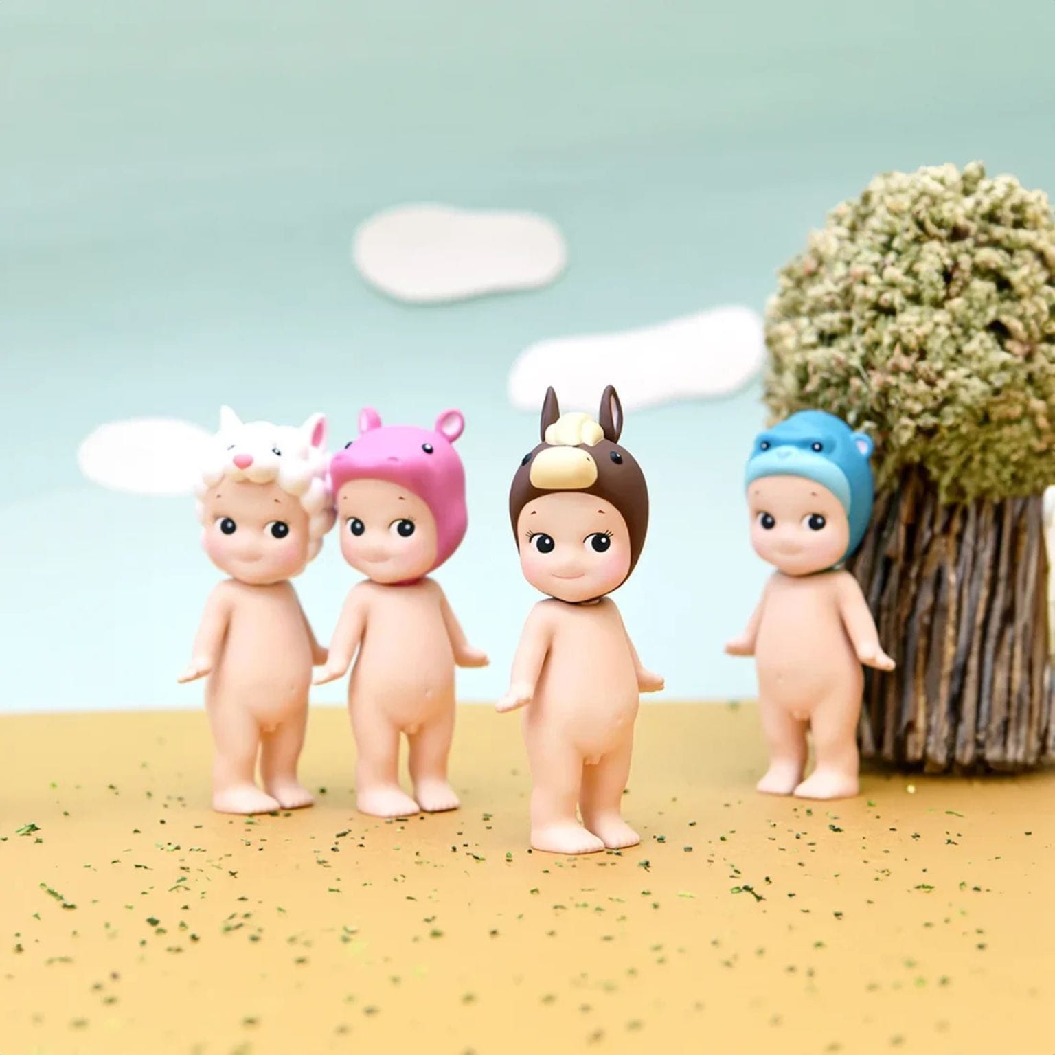 Figura Sonny Angel Animais Série 4 para presente colecionável