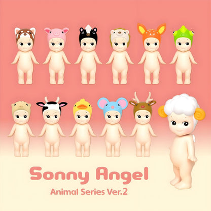 Figuras da coleção Sonny Angel Animais Série 2 com chapéus de animais